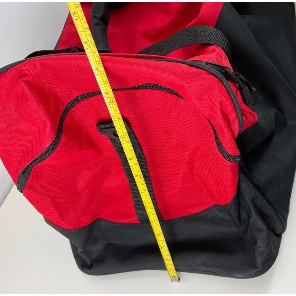 Ohio Valley Region Porsche Club of America Black & Red Canvas Duffle Bag